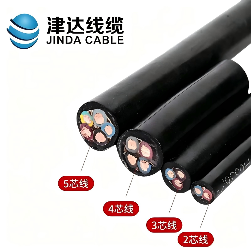 津达线缆 两芯橡套电缆 YZ2*1.5MM2(单位:米)高清大图