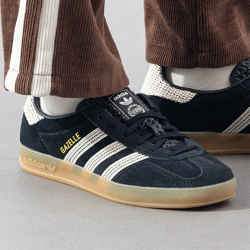 阿迪达斯（adidas）三叶草休闲鞋女鞋新款运动鞋GAZELLE复古防滑轻便板鞋JI2755 ZP高清大图