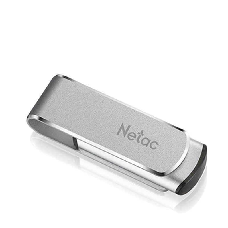 朗科 U盘 U388 64G USB3.0 旋转 金属 灰色 GFKJDX高清大图
