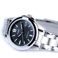 卡西欧(CASIO)手表女大众指针休闲百搭简约钢带皮带学生女士日韩腕表石英表