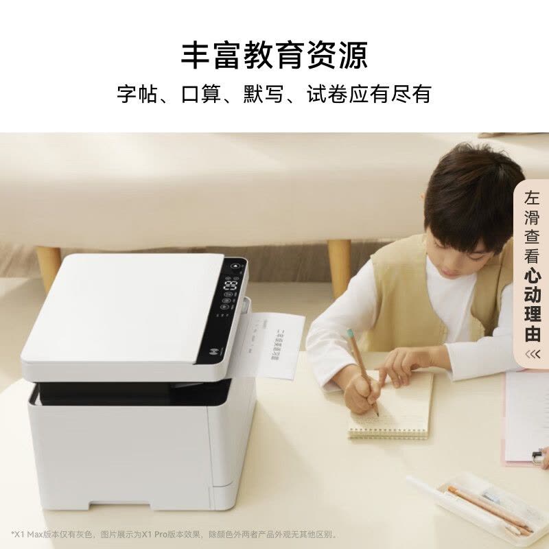 华为毕昇 X1 Max 黑白激光打印机 学生家用 办公商用/打印复印扫描三合一/自动双面/适配鸿蒙笔记本图片