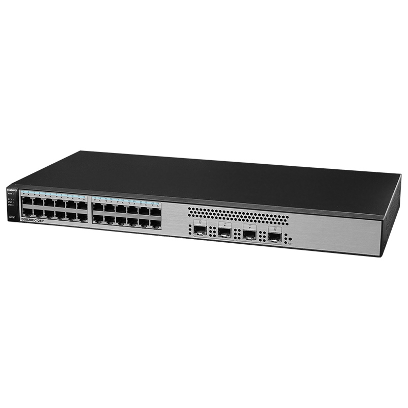 华为(HUAWEI)S5820EC-28P 24口全千兆企业级以太网络交换机 web网管适用中小型企业接入层