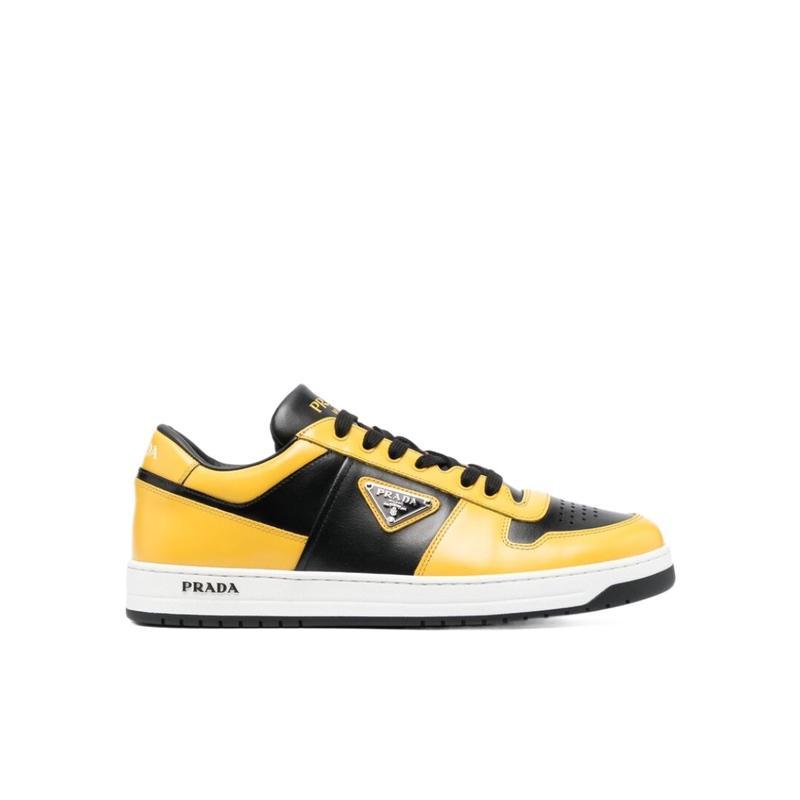 Prada Downtown Low-top Sneakers In Black