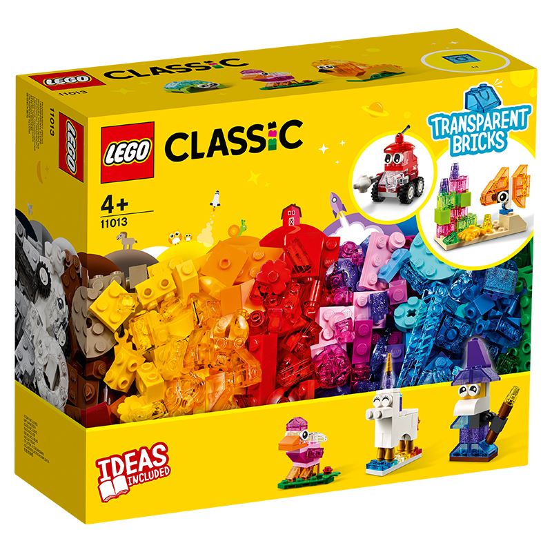 LEGO乐高经典创意系列创意透明积木 11013玩具拼插积木4+男孩女孩生日礼物