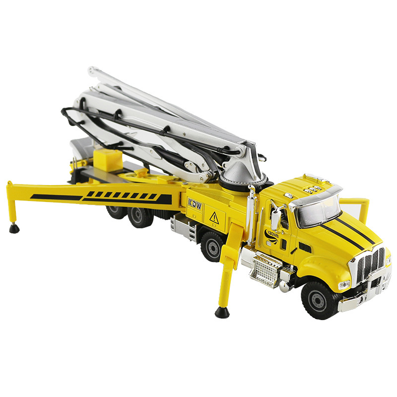 凯迪威1:55 精装混凝土泵车 合金玩具工程车 儿童仿真玩具 正品授权礼盒装625125