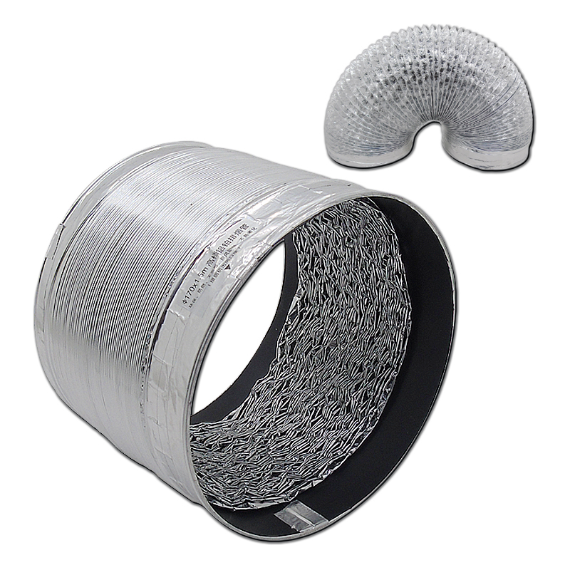 帮客材配美的抽油烟机配件铝箔排烟管160170180mm吸油烟机排气管排烟