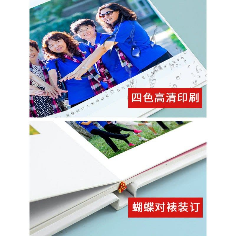 相册本定制diy情侣创意手工自制生日毕业同学会纪念册照片书 三维工匠 12寸精装[加厚款] 62页图片