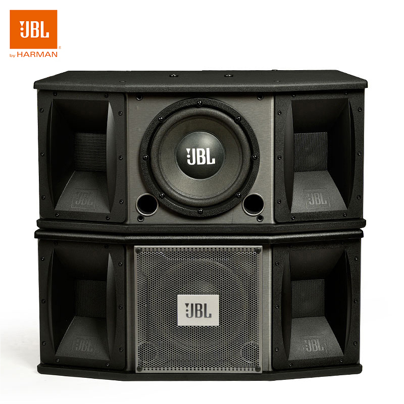 JBL KM310 家庭KTV音响 10英寸家用卡拉ok 专业会议舞蹈室K歌音箱 专业客厅家用卡包音响