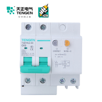 天正电气 TGB1NLE-63 2P C 63A 6KA AC230V 01070240044 微断漏电保护