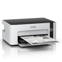EPSON爱普生M1108黑白墨仓式打印机学生作业家用办公医院医疗处方喷墨不干胶合格证财务凭M1128无线墨仓式 官方标配