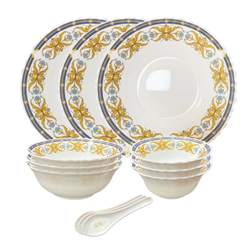 康宁 冰萃玲珑彭巴杜夫人系列 CB-BPBD16B/KZ/LS餐具16件套B/套