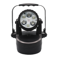 简鼎 JD6318 12W DC11.1V LED IP66 轻便式多功能强光灯(计价单位:盏) 黑色
