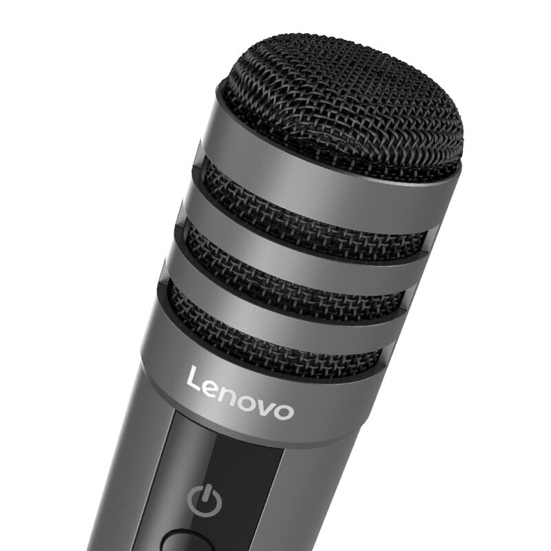 Lenovo/联想 UM10C深空灰 手机全民k歌电容麦克风话筒套装主播唱吧直播高清大图