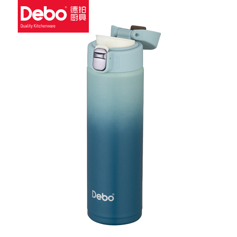 德铂(Debo)DEP-894玛莎真空保温杯500ml-蓝高清大图