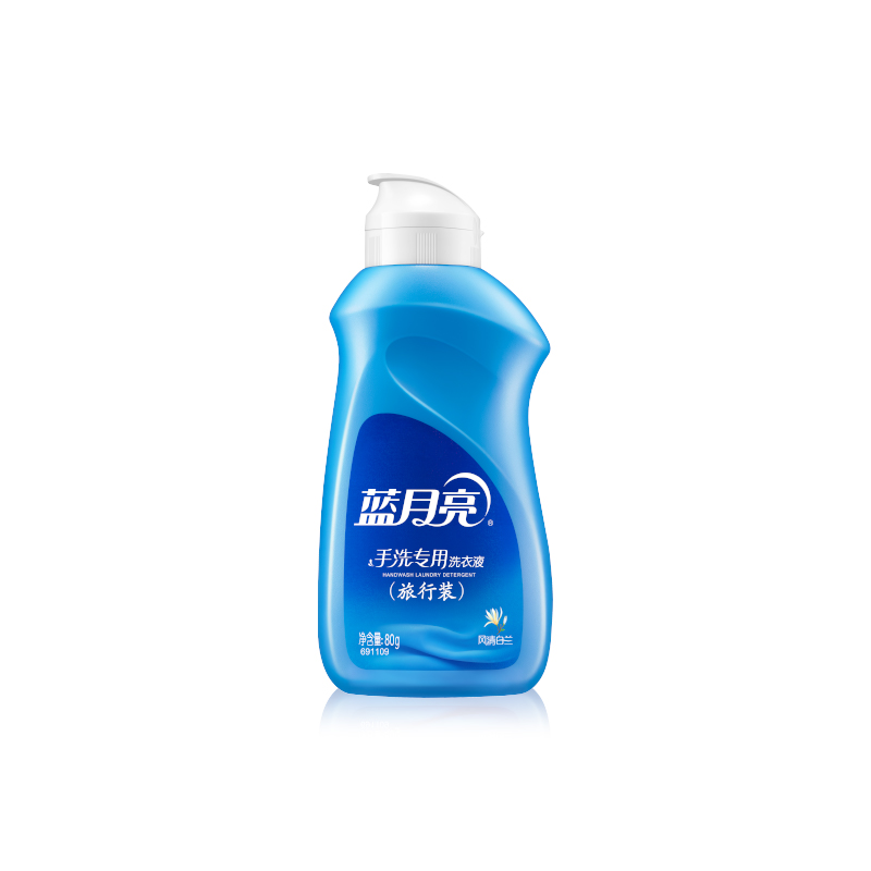 蓝月亮3kg*1薰亮白洗衣液+80g*3手洗旅行装+1kg*2薰亮白洗衣液袋高清大图