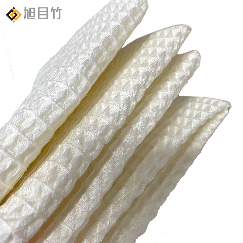 蜂窝洗碗巾木纤维刷碗布 30*30个高清大图