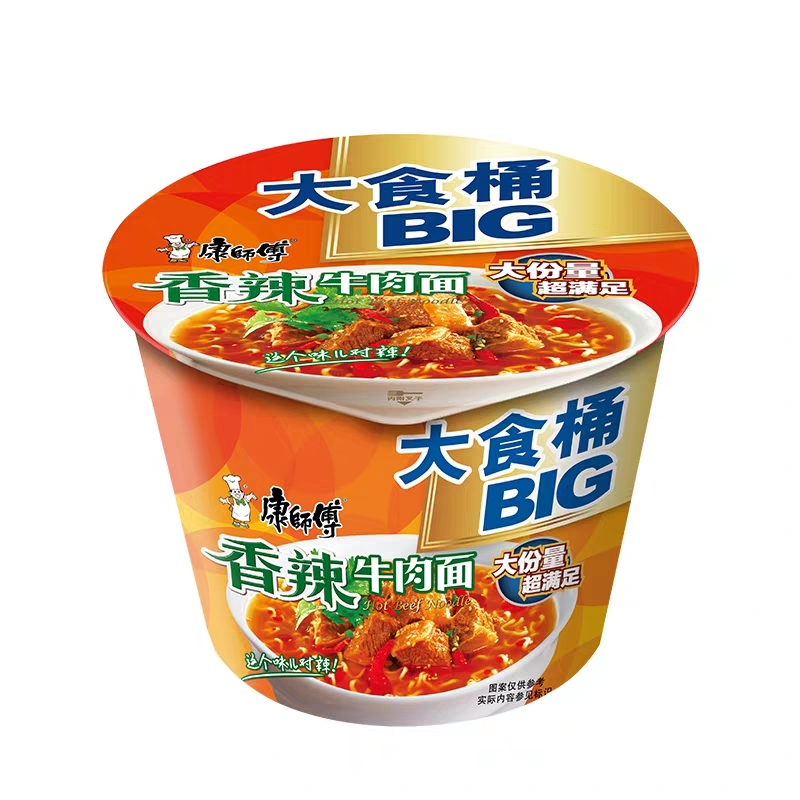 康师傅 大食桶香辣牛肉面 145g