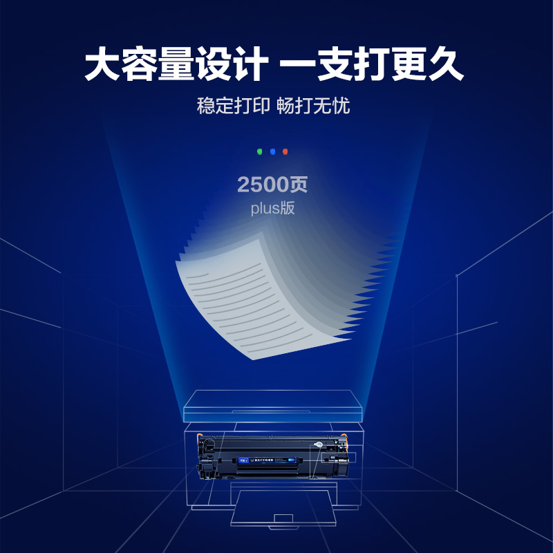 彩格CC388A硒鼓 适用惠普M1136 P1106 P1108 P1007 M126a M1213nf 1216nfh高清大图