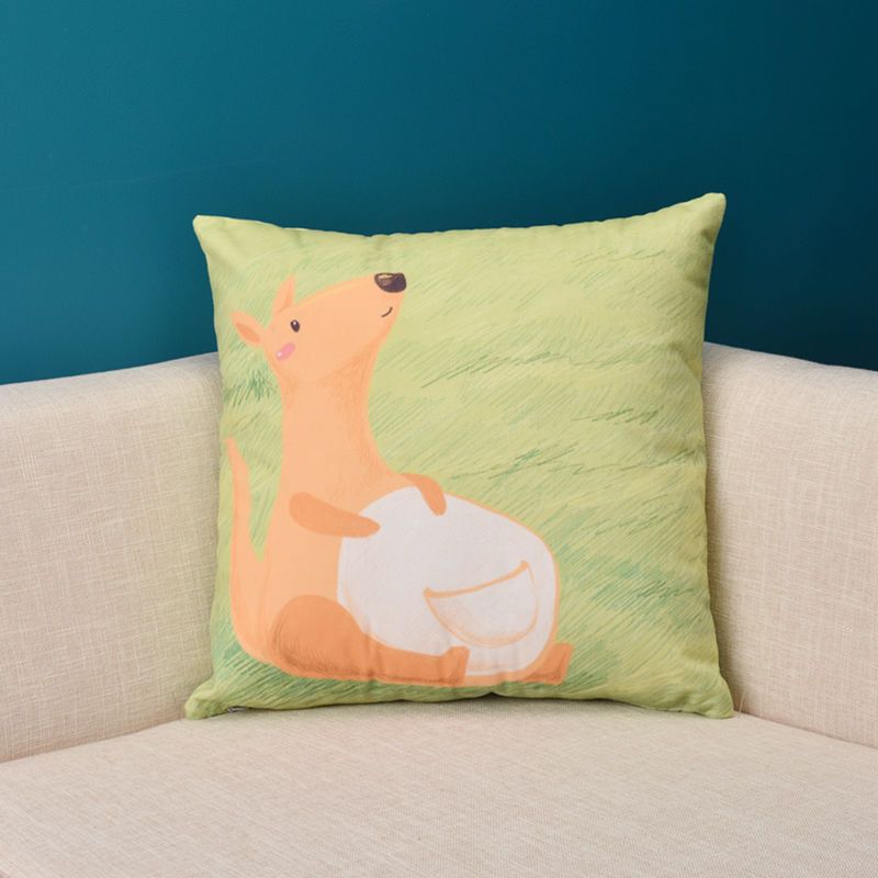 漫画卡通抱枕女生可爱生日沙发靠背垫枕床头汽车椅子护腰抱枕套