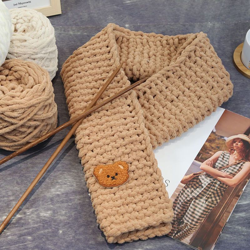 送男友送闺蜜 毛线 黄色 懒人神器 送工具 教程 小熊贴或私人定制皮