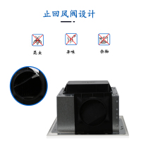 松下(Panasonic) 天埋扇厨房卫生间天花扇换气扇管道嵌入式石膏吊顶薄型卧室轻音抽风扇FV-24CHVS2C