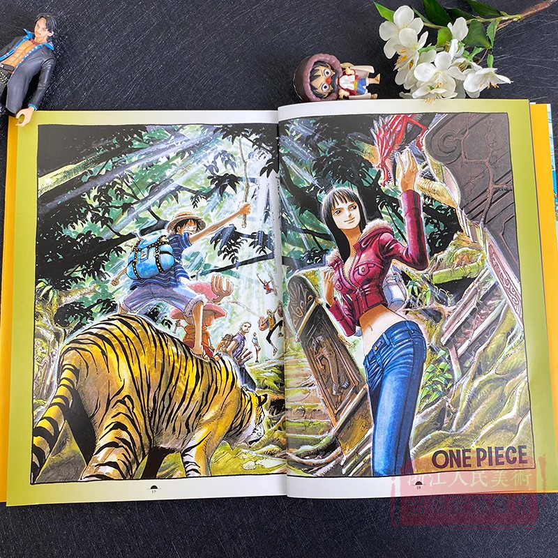 [正版]尾田荣一郎画集 COLOR WALK 5 鲨鱼 集英社漫画书海贼王one piece人物场景中精品海报周边画册/高清大图