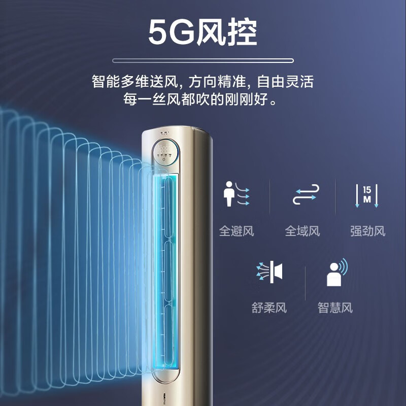 海信hisensekfr72lws600x13匹净呼吸新一级变频立柜式客厅空调柜机