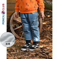 [福利]铅笔俱乐部童装冬装男小童牛仔长裤儿童棉裤宝宝保暖裤子