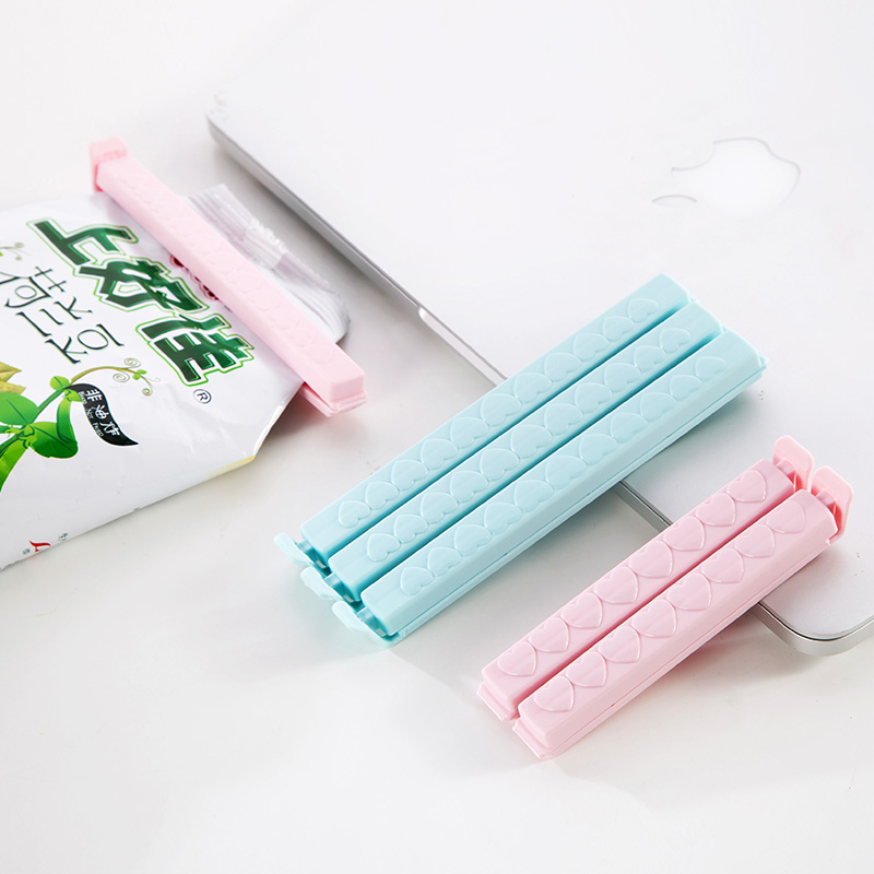 家柏饰(CORATED)素色食品袋密封夹加长食物保鲜夹子家用小号塑料袋零食袋子封口夹高清大图