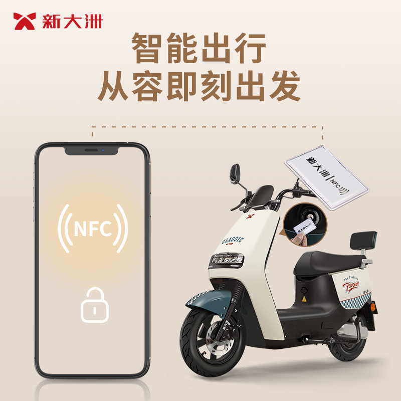 PARRAY 电轻摩高速长续航踏板电动两轮60V20轻便摩托车成人代步电动摩托车Z60 豆蔻蓝