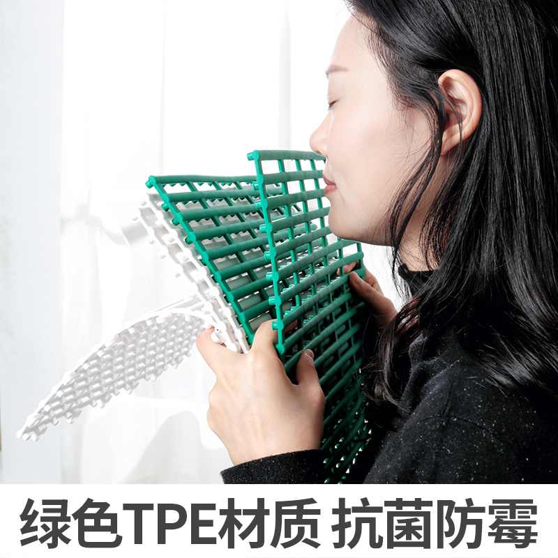 拼接地垫家用卫生间地垫全铺隔水垫淋浴房脚垫厕所垫子浴室防滑垫 三维工匠高清大图
