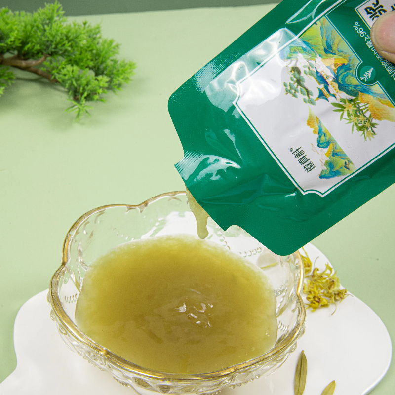 霍山铁皮石斛原浆浓缩液石斛汁液枫斗条花粉鲜榨冲饮旗舰礼盒装正品高清大图