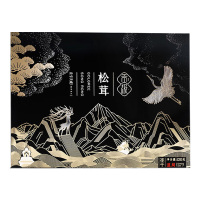 贡极有机冻干松茸菌菇干货野生优质冻干未开伞道局冻干松茸120g*1盒
