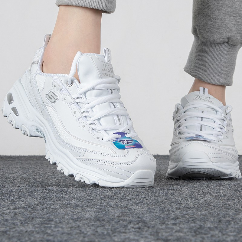 斯凯奇(skechers)女鞋 2023秋季新款运动鞋时尚潮流休闲鞋复古厚底