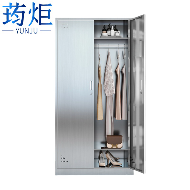 荺炬不锈钢更衣柜储物柜高清大图