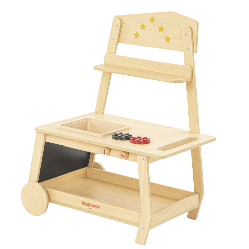 小小葳尼斯森林托育书柜 中空2层柜 90度转角柜 3层柜 2层柜 森林入口 涂鸦画板 学步小推车 厨房外卖车 阅读小屋 小小厨房外卖车