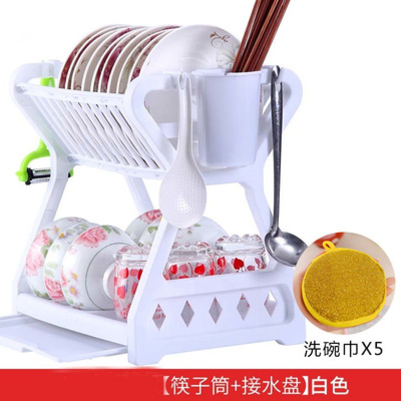 创意厨房置物架用品晾洗放沥水碗架碗柜碗碟碗筷盘收纳盒餐具架收纳柜 三维工匠高清大图