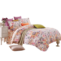 富安娜-圣之花 床单四件套-紫韵花都