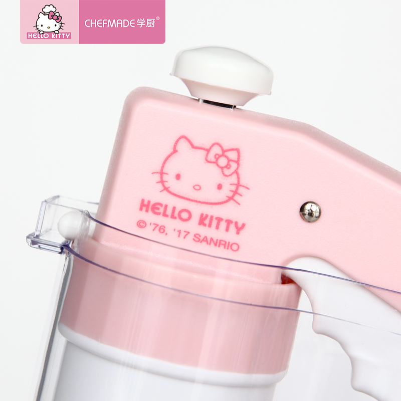 学厨CHEF MADE 烘焙工具 HELLO KITTY(凯蒂猫)正版授权 厨房工具 挤奶油曲奇饼干裱花枪 KT7039高清大图