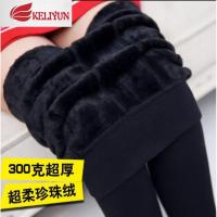 打底裤女外内穿加厚大码线裤衬裤棉毛裤紧身保暖秋裤单件 可莉允 可莉允