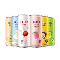 RIO锐澳鸡尾酒洋酒果酒预调酒微醺草莓乳酸菌6口味330ml*6罐套装