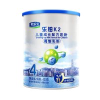 君乐宝乐铂K2四段3-14周岁成长配方4段奶粉400g便携装