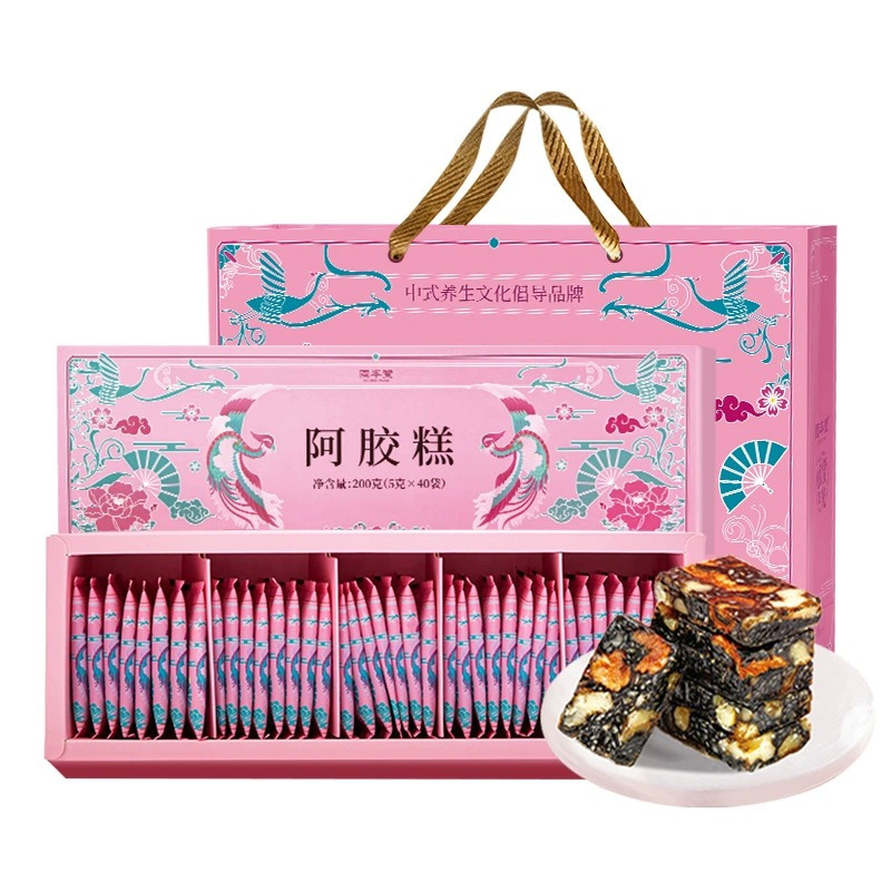 固本堂玫瑰阿胶糕200g*2礼盒装