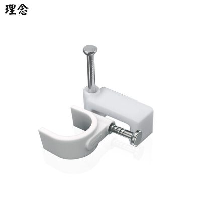 理念 网线电线固定卡钉网线电线固定卡扣 固定线卡扣墙压线 圆形 20# 100个/包