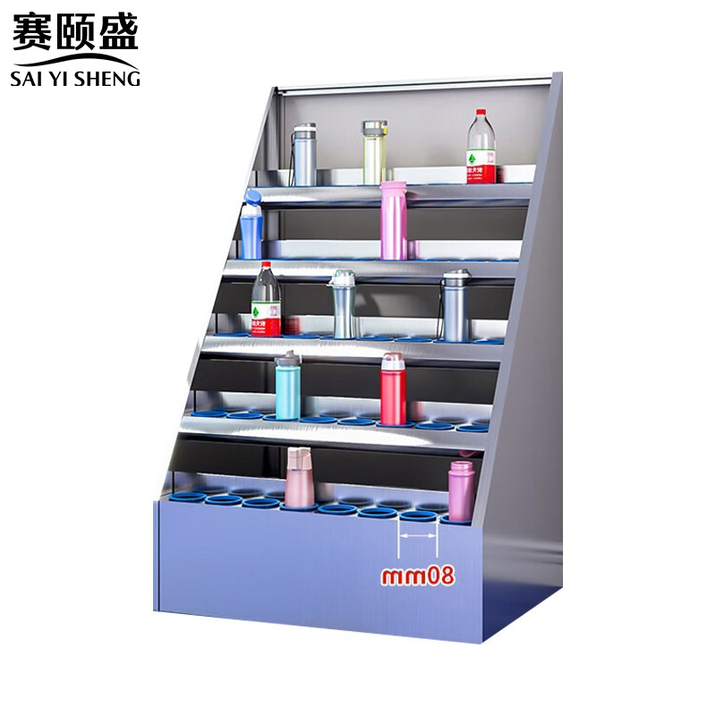 赛颐盛不锈钢水杯架40位1250*850*590mm(304)台高清大图