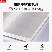 埃利斯(AILISI)1.0米冷藏不锈钢厨房工作台 商用冷柜 多功能酒店平冷冰柜 大容量奶茶店设备水吧台BC-1.0LT