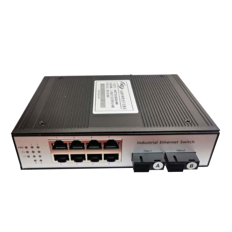 华科亿通 工业级环网型光纤交换机(千兆2光8电 A/B)HKET S20802G-HW高清大图