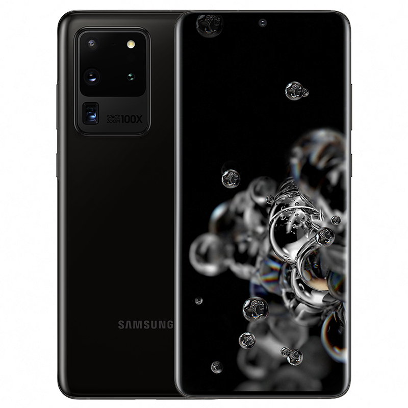 [原封正品 假一赔十]三星SAMSUNG Galaxy S20Ultra 幻游黑 12GB+128GB 美版单卡 骁龙865 联通电信5G手机
