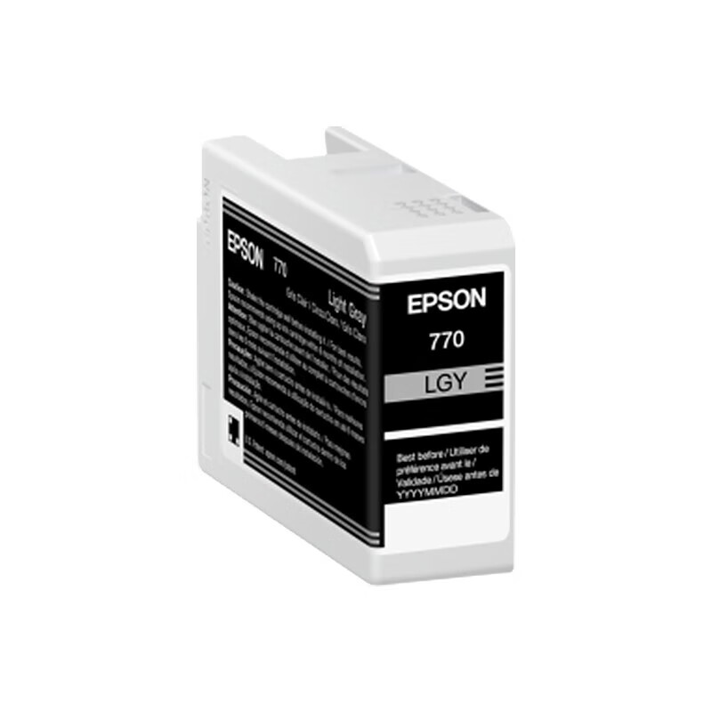 爱普生(EPSON)T46V9 原装墨水 淡灰色(LGY) 适用P708 C13T46V900 25ml
