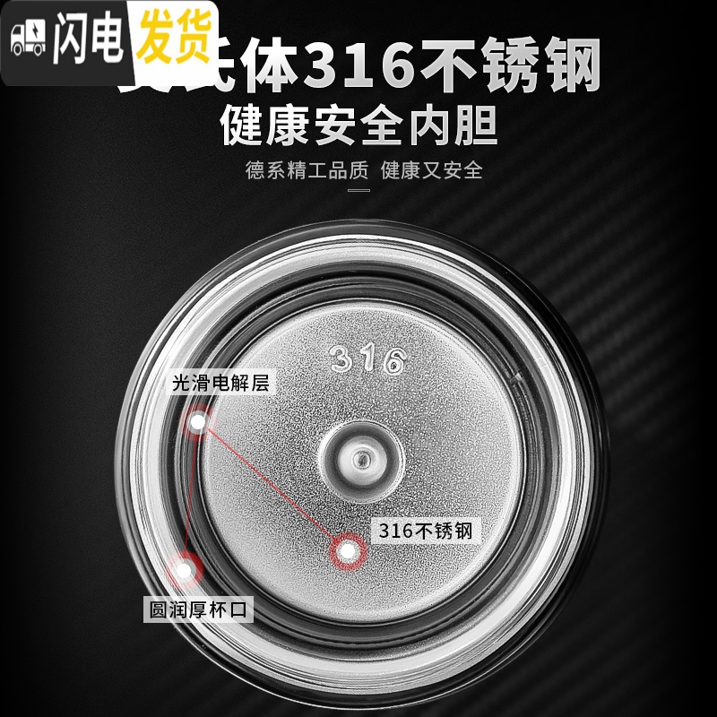 三维工匠保温杯男大容量智能学生简约水杯女个性潮流创意不锈钢茶杯子定制 玫瑰金高清大图